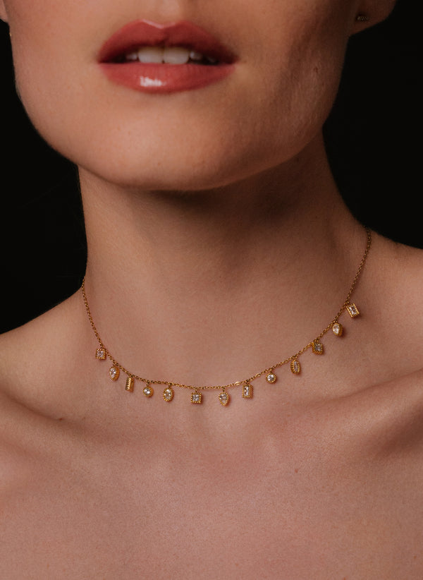 Chain necklace Mohandas Étoilée