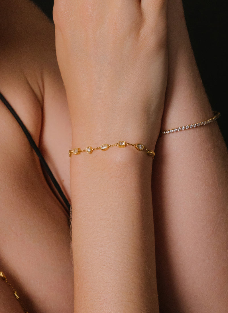 Chain bracelet Nila Étoilée